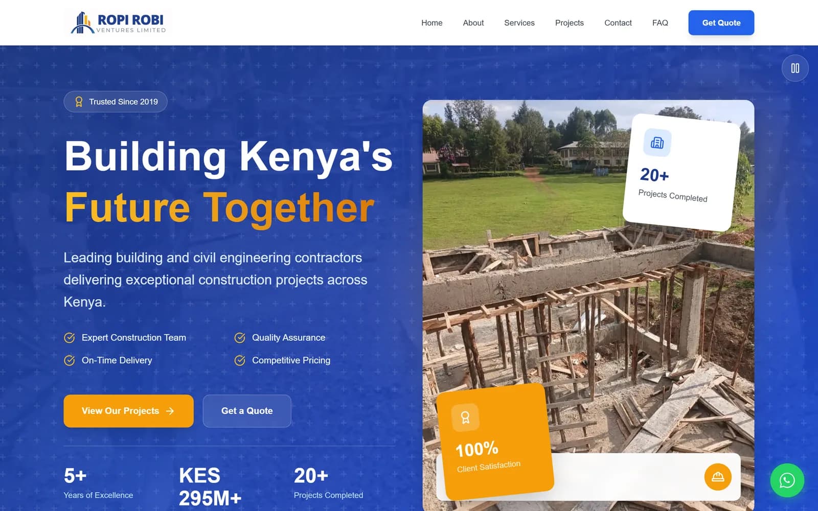 Ropi Robi Ventures homepage
