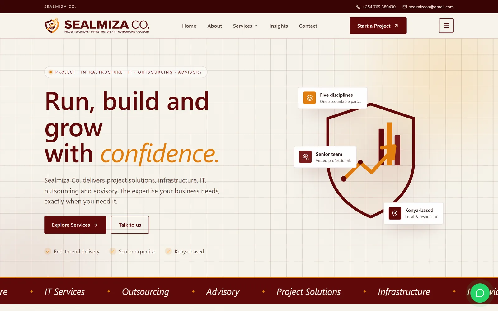 Sealmiza Co. homepage